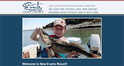 Desktop Screenshot of newevartsresort.com