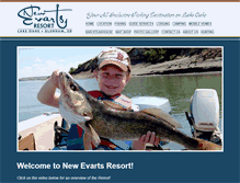 Tablet Screenshot of newevartsresort.com